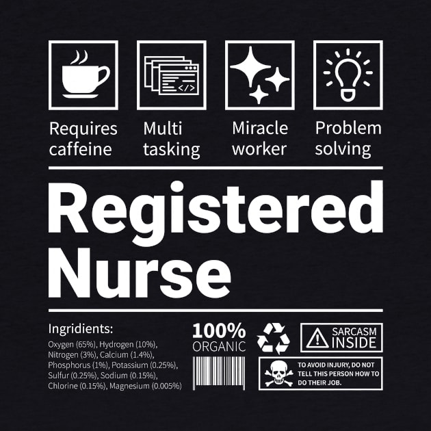 Registered Nurse Label by R4Design